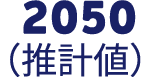 2050(推計値)